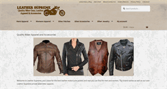 Desktop Screenshot of leathersupreme.com